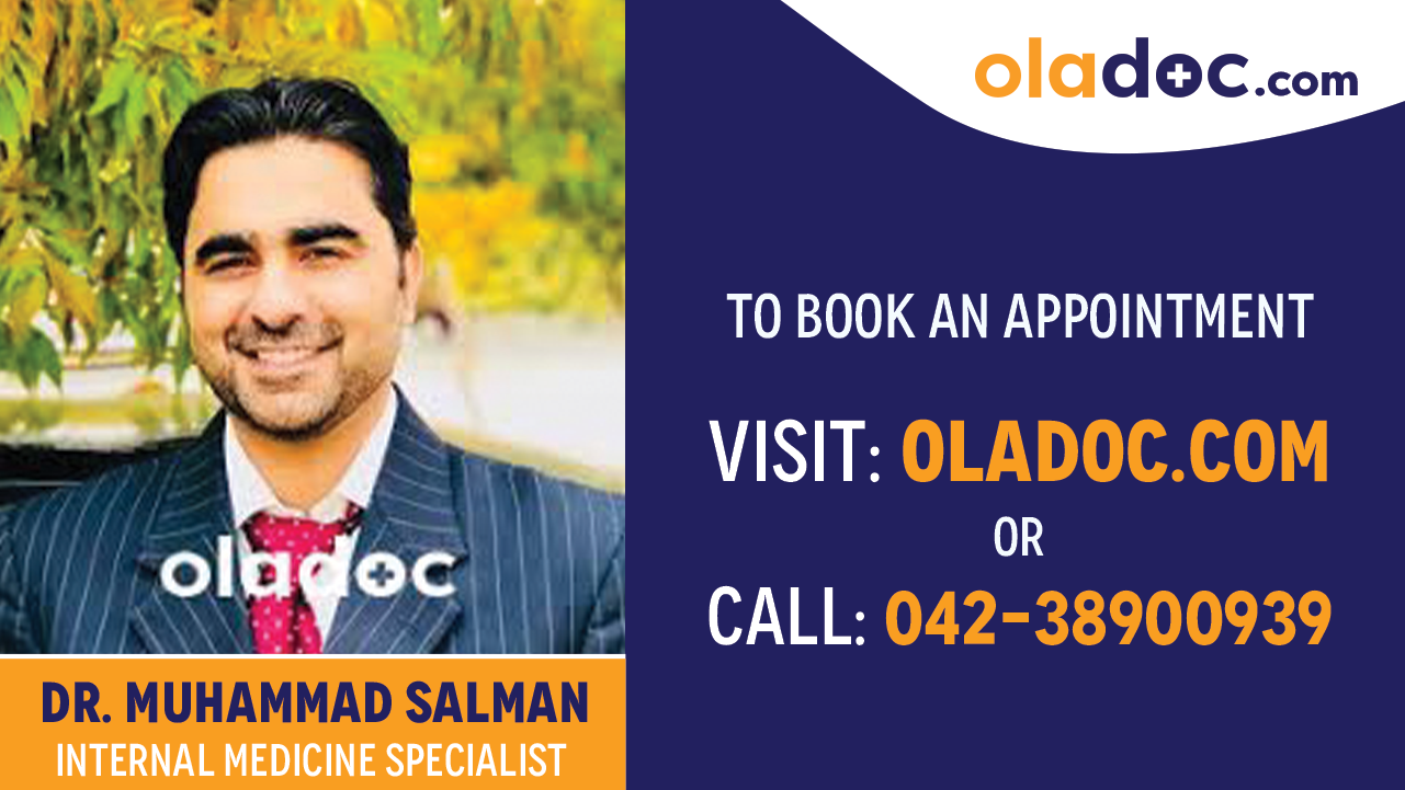 Book appointment with Dr.Muhammad Salman-best Internal Medicine Specialist Islamabad